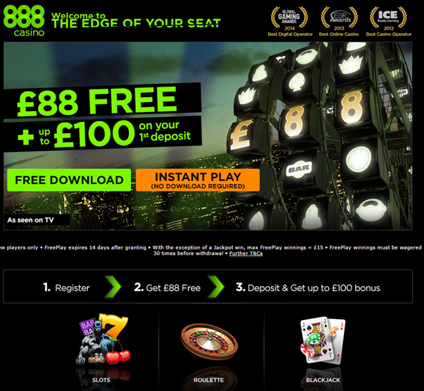 Online casino landing page yahoo